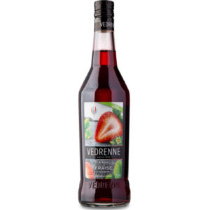 Vedrenne Strawberry Syrup, 70 cl