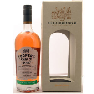 Miltonduff Highland Single Malt Whisky Milk Stout Cask Finisk , 51,1% Coopers Choice